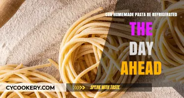 Refrigerating Homemade Pasta: A Day-Ahead Prep Guide