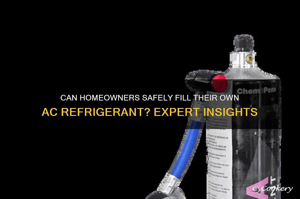can homeowners fill their own ac refrigerant