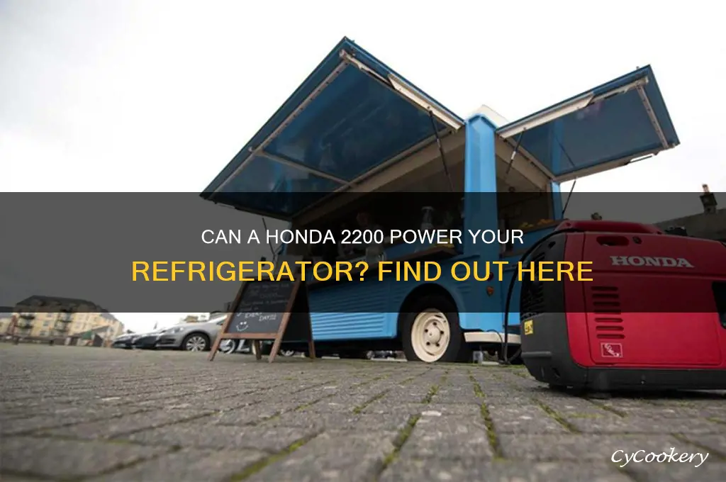 can honda 2200 run a refrigerator