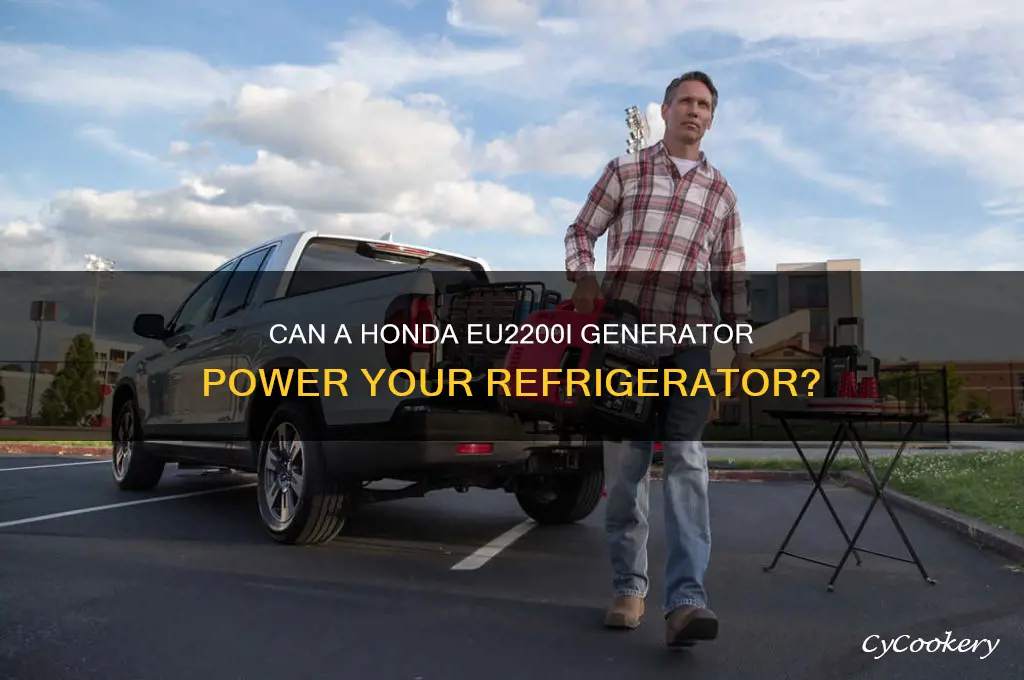 can honda eu2200i power a refrigerator