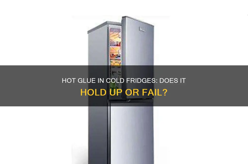 can hot glue hold up in cold refrigerator