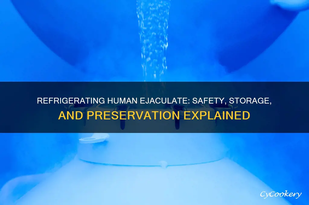 can human ejaculate be refrigerated