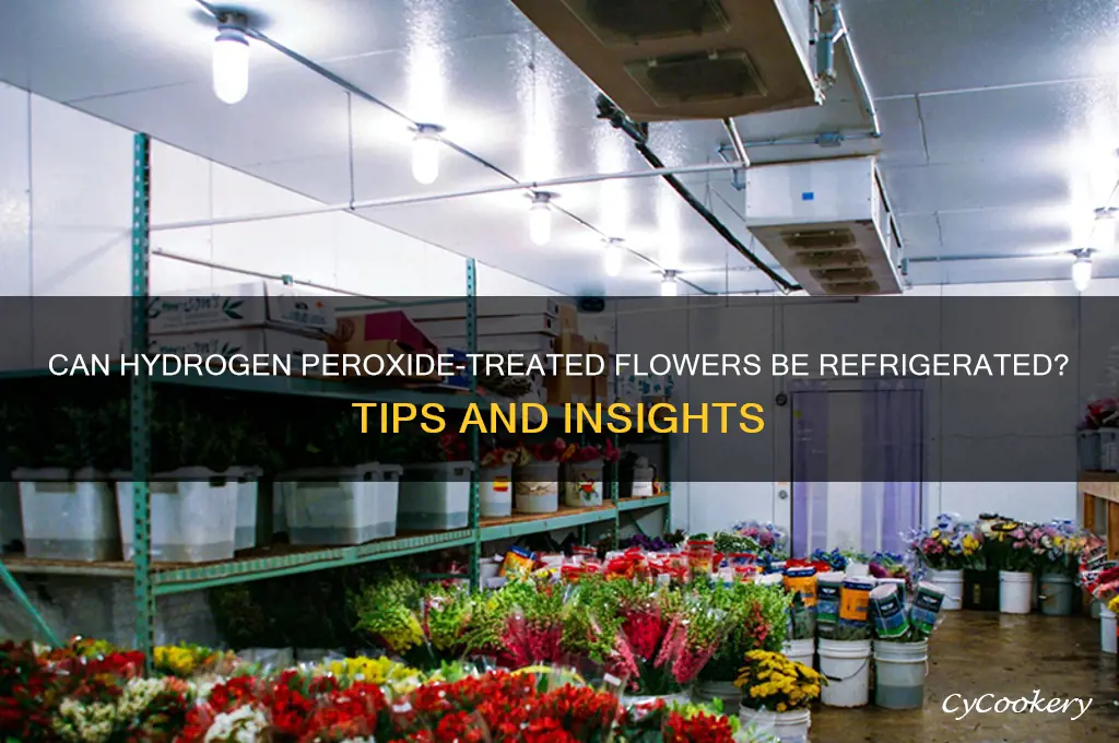 can hydrogenous flowers stay in the refrigerator