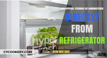 Administering Hyperal Feedings Directly from the Refrigerator: Safe Practices