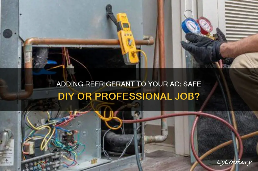 can i add refrigerant to my air conditioner