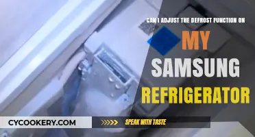 How to Customize Defrost Settings on Your Samsung Refrigerator