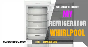 How to Adjust Your Whirlpool Refrigerator's Height: A Quick Guide
