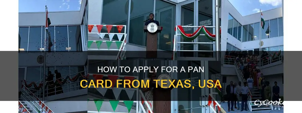 can I apply for pan card from texas usa