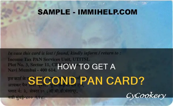 can I apply for pan card twice