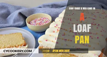Baking Box Cake: Loaf Pan Possibilities