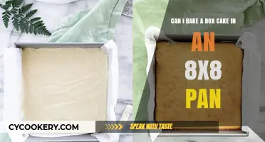 Baking Box Cake: 8x8 Pan Possibilities