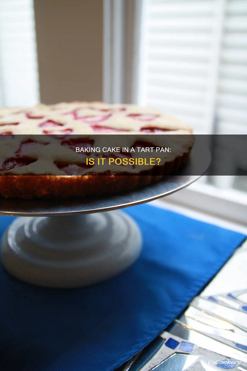 can I bake a cake in a tart pan