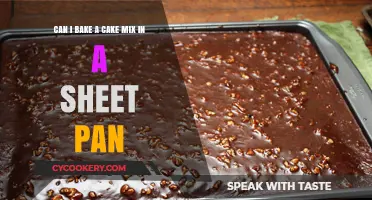 Sheet Pan Cake: Baking a Mix in a Tray