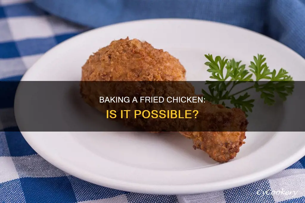 can i bake a fryer chicken