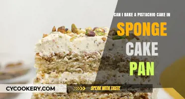 Baking Pistachio Cake: Sponge Pan, Yes or No?