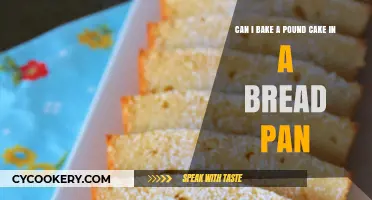 Baking Pound Cake: Bread Pan Experiment