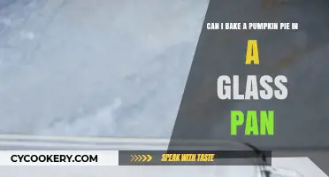 Glass Pan Pumpkin Pie: Baking Possibilities