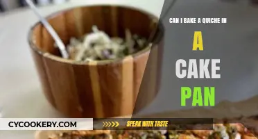 Baking Quiche: Cake Pan Substitute?