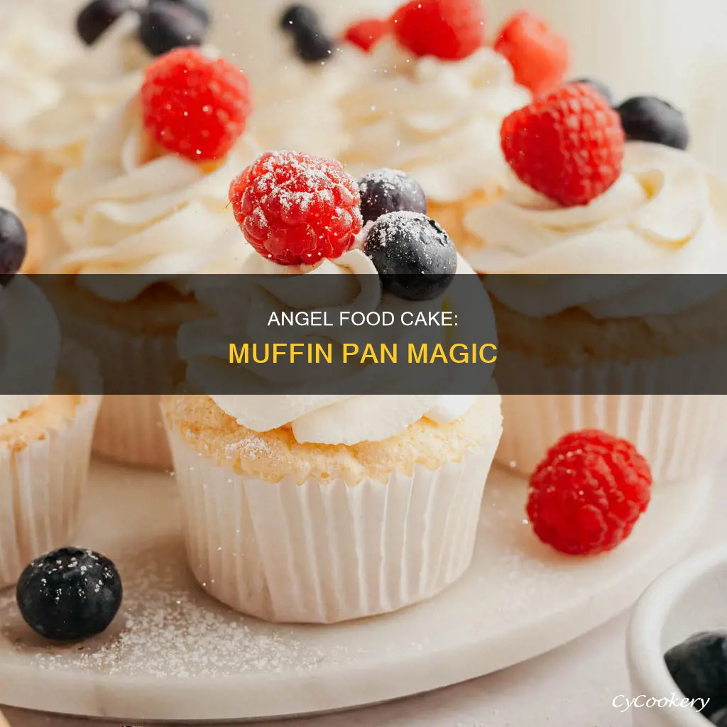 can I bake angel food cake in a muffin pan