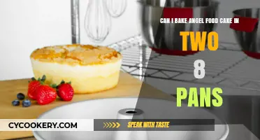Angel Food Cake: Baking in Two 8-Inch Pans