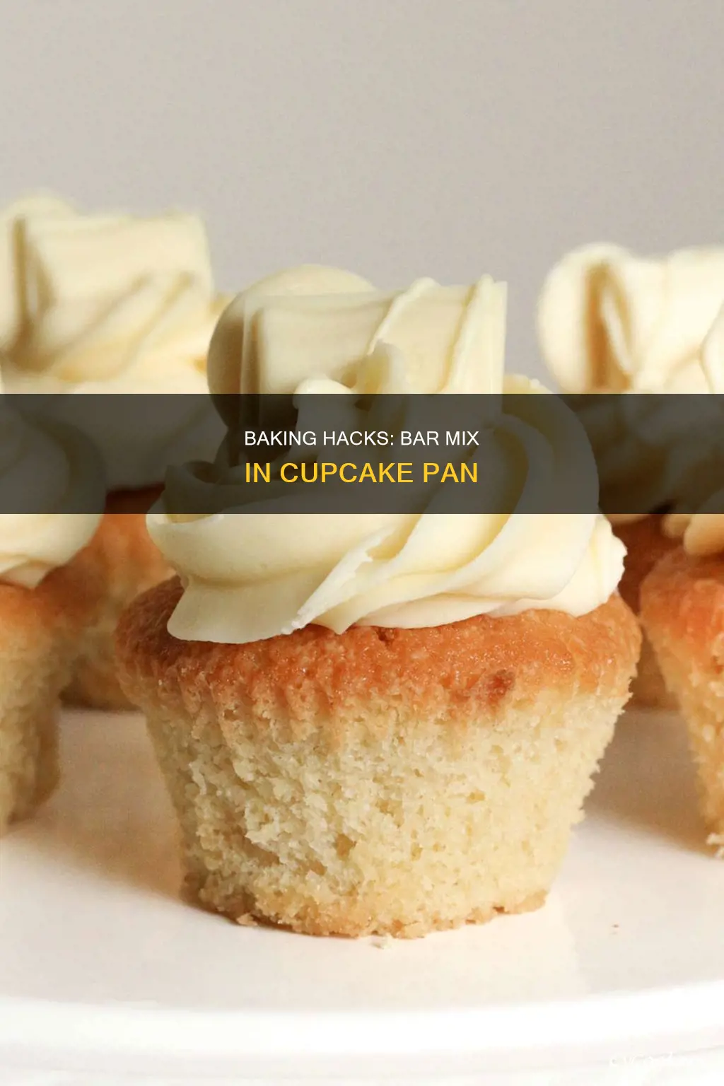can I bake bar mix in cupcape pan