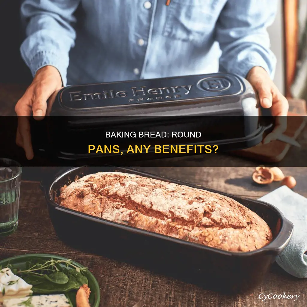 can I bake bread in a round pan