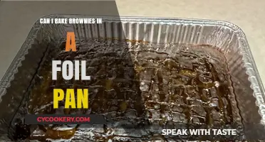 Baking Brownies: Foil Pans, Do They Work?