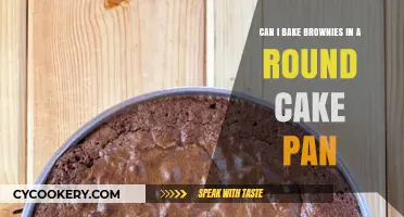 Baking Brownies: Square Pan vs Round Pan