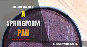 Springform Pan for Baking Brownies: Does it Work?