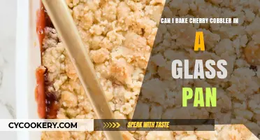 Glass Pan Cherry Cobbler: Baking Possibilities