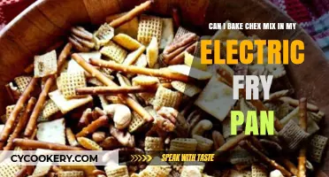 Baking Chex Mix: Electric Fry Pan Method
