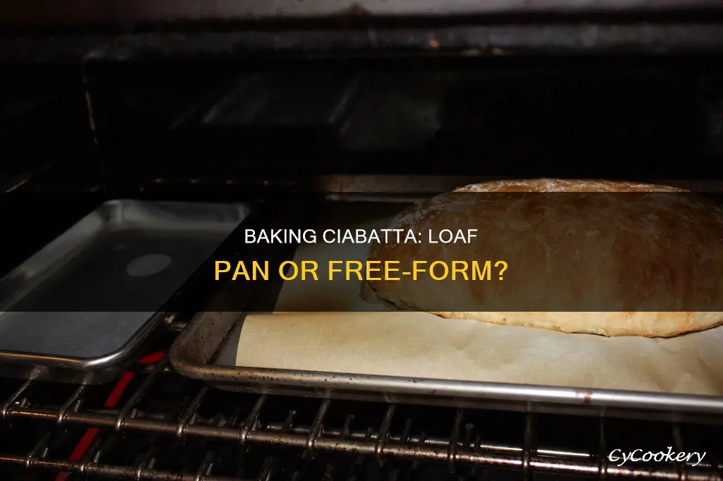 can I bake ciabatta in a loaf pan