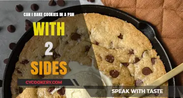 Baking Cookies: One Pan, Two Sides?