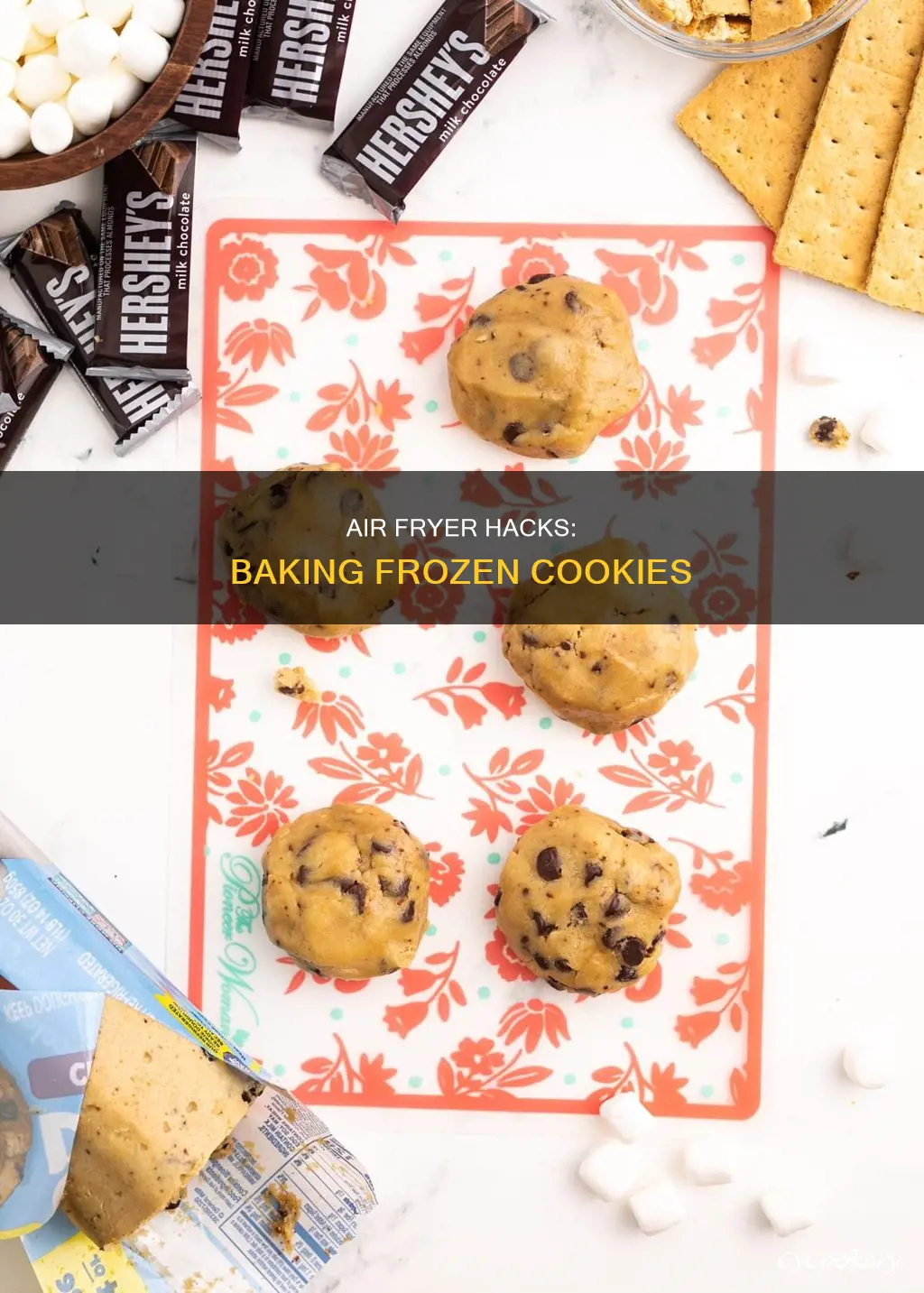 can i bake frozen cookies in an air fryer