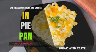Mac and Cheese Pie: Baking in a Pan