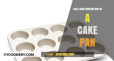 Muffin Mix Magic: Baking in a Cake Pan