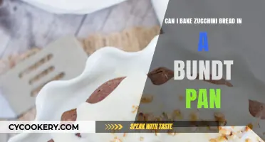 Baking Zucchini Bread: Bundt Pan Possibilities