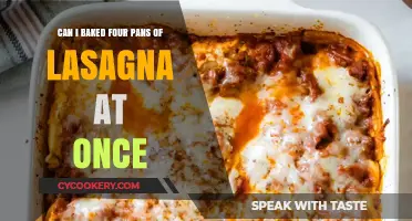 Baking Multiple Pans of Lasagna Simultaneously