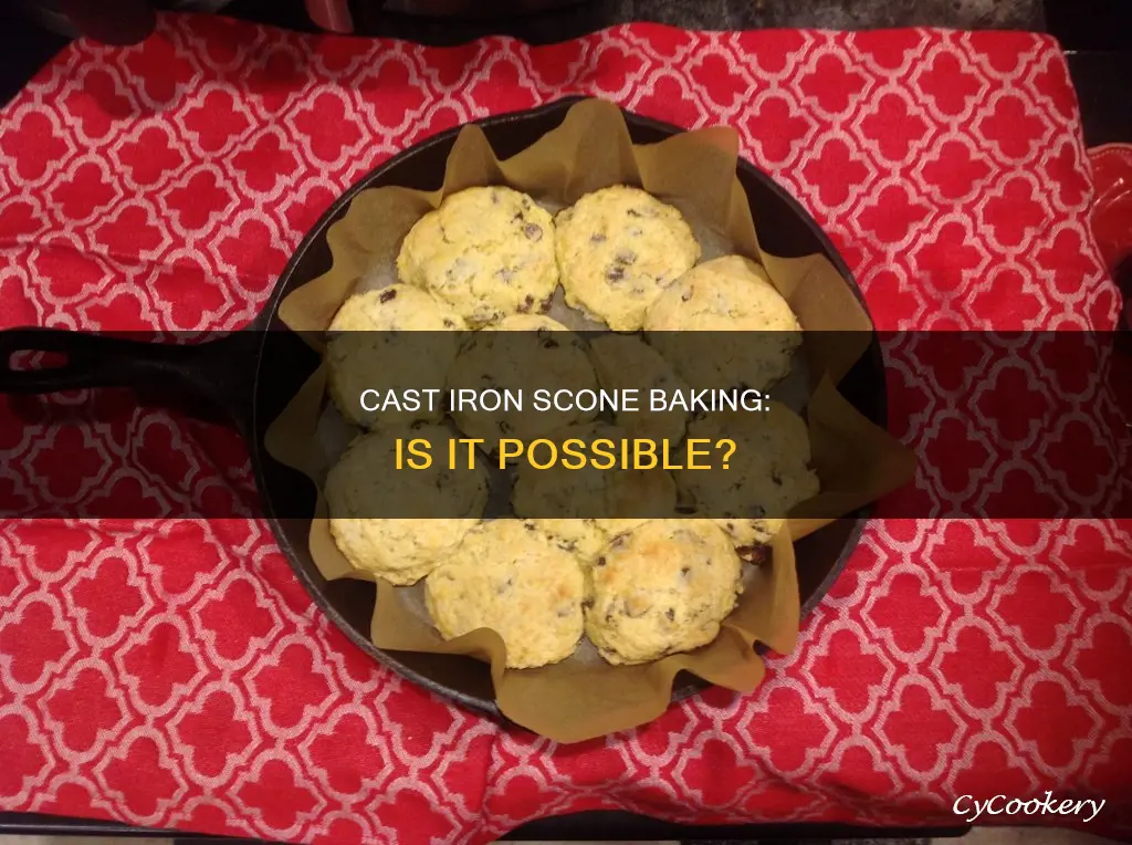 can I baking scones in cast iron pan