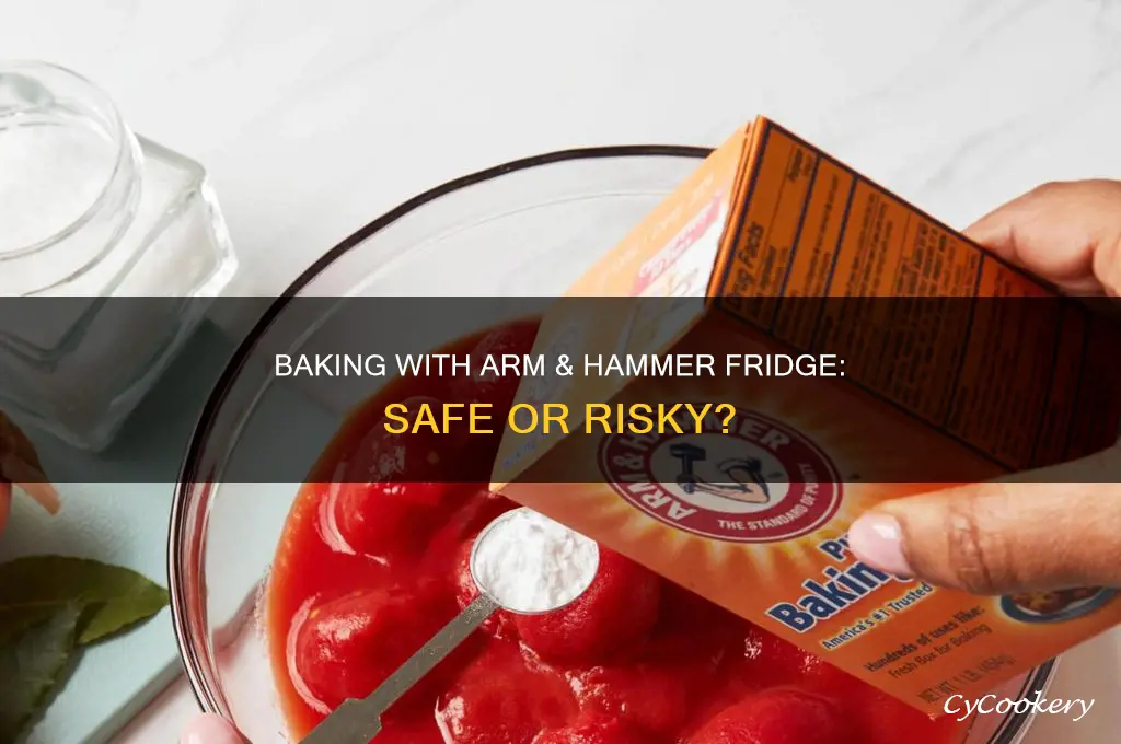 can i baking with arm and hammer refrigerator