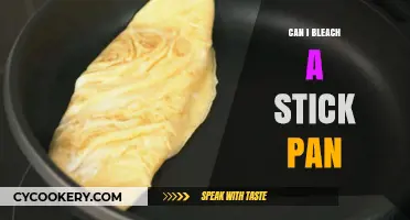 How to Bleach a Stick Pan Safely?