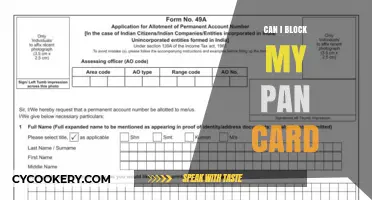 How to Block Your PAN Card?