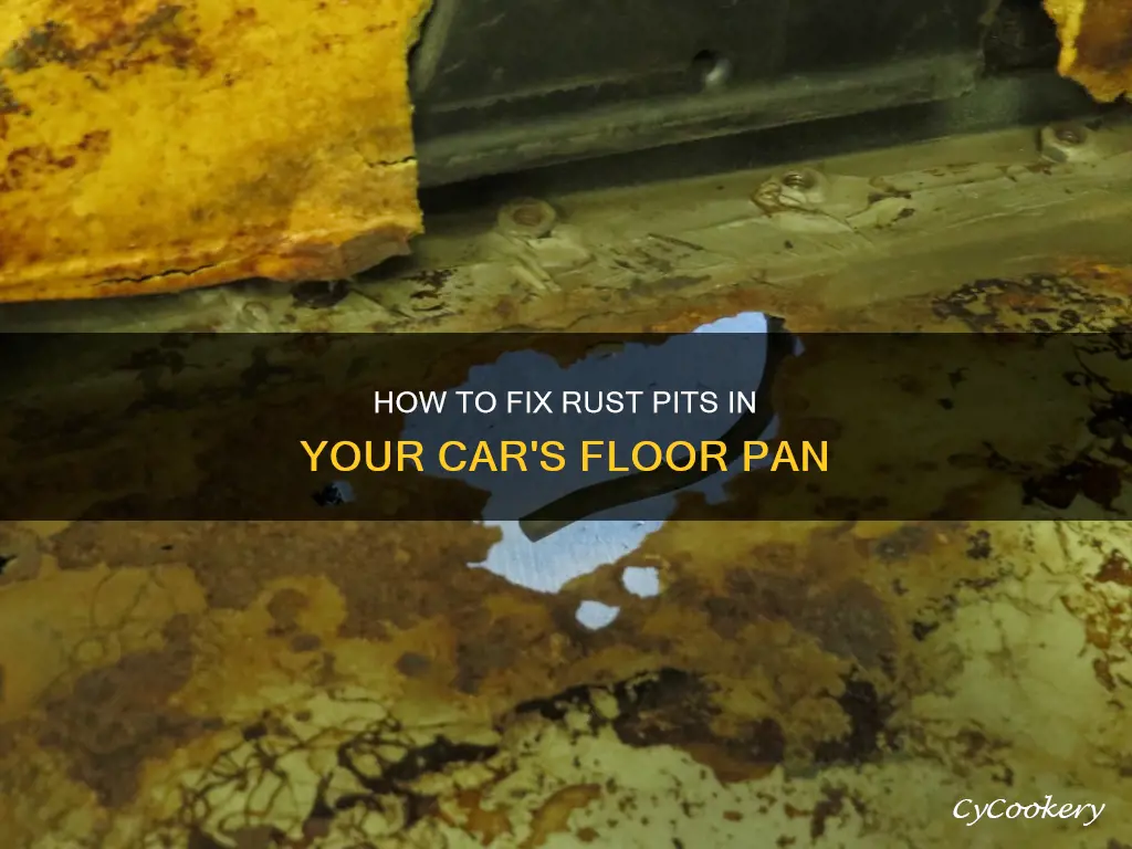 can I braze rust pit in cars floor pan