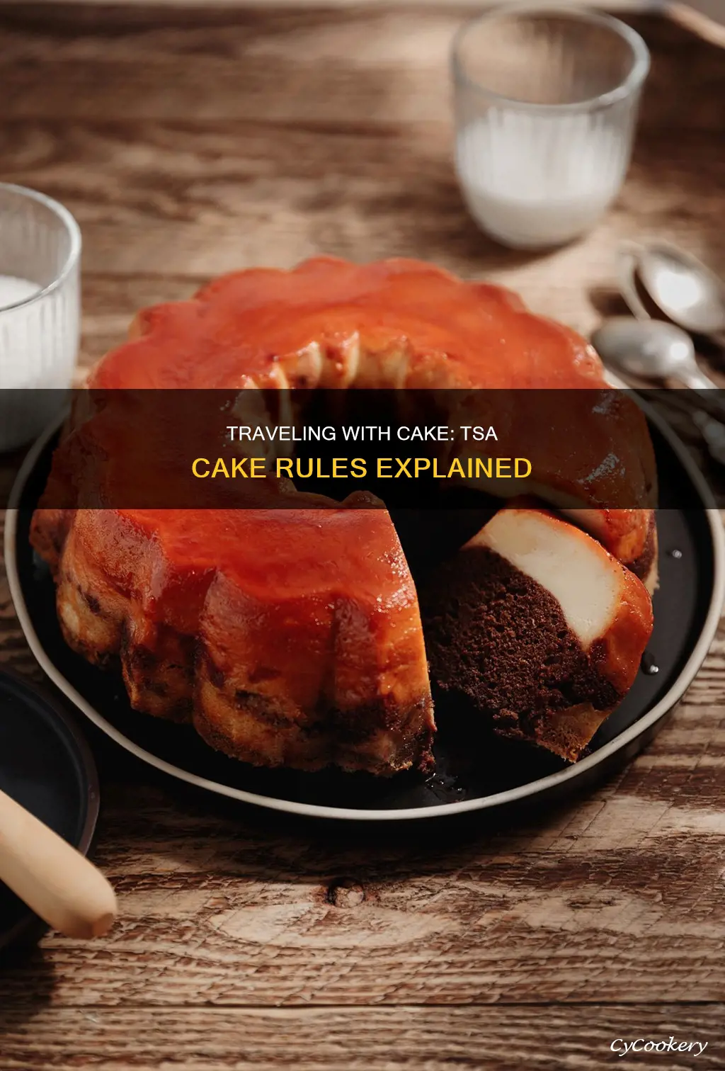 can I bring a cake in a pan through tsa