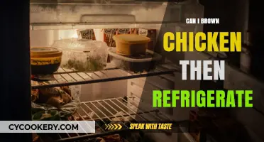 Brown Chicken, Then Refrigerate: Safe Cooking and Storage Tips