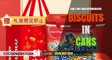 Buying Non-Refrigerated Biscuits in Cans: A Convenient Snack Option