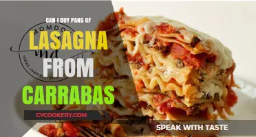 Carrabas' Lasagna Pans: Buy and Enjoy at Home!