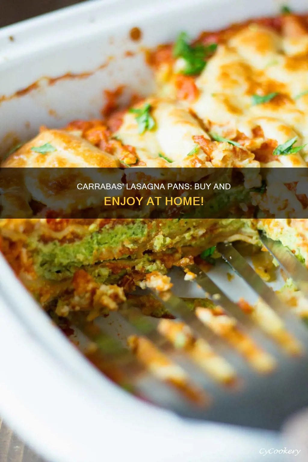 can I buy pans of lasagna from carrabas
