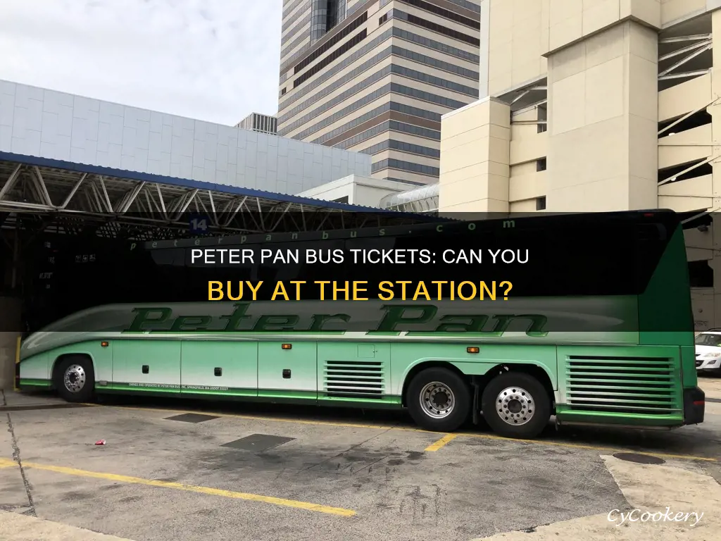 can I buy peter pan bus tickets at the station