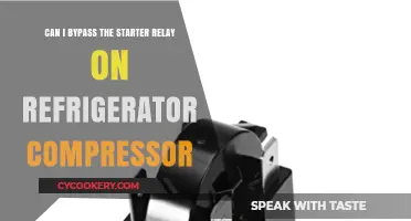 Bypassing Starter Relay on Refrigerator Compressor: Risks and Alternatives